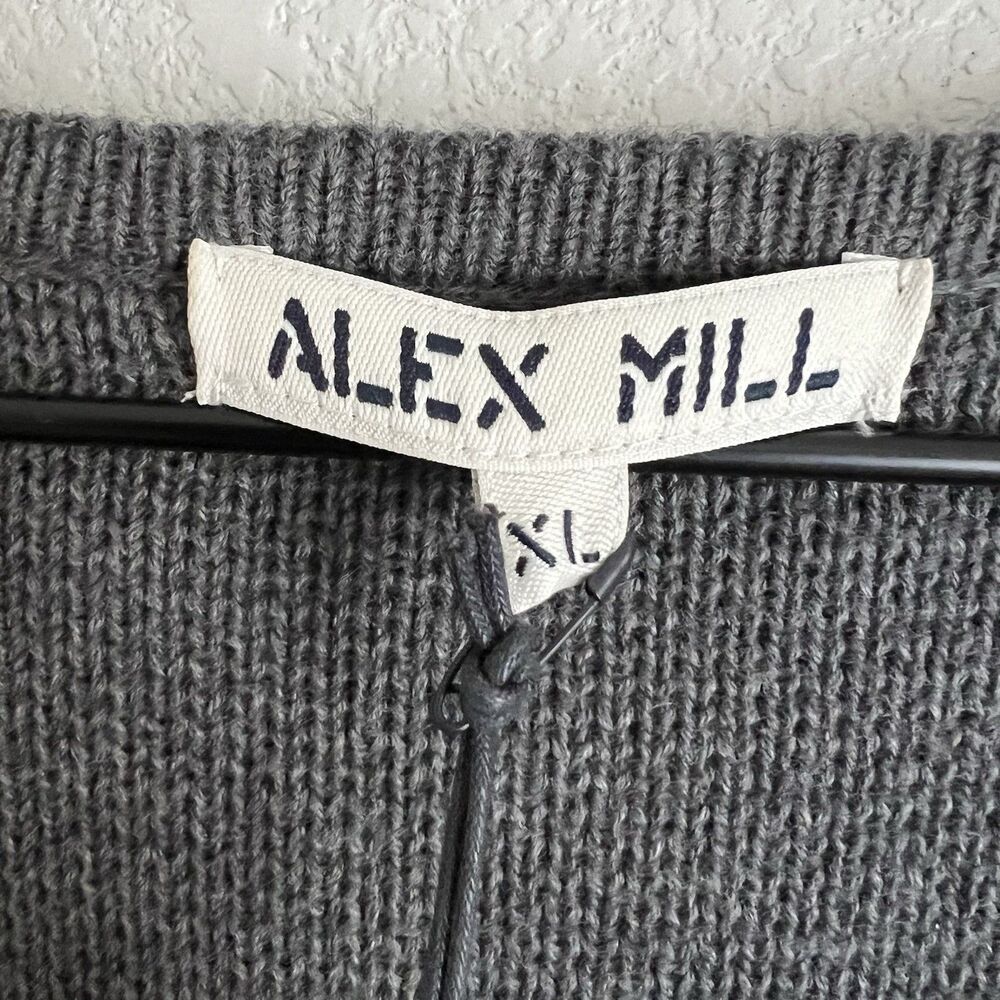 Alex Mill Paris Sweater Dress Size XL Grey - Picture 3 of 7